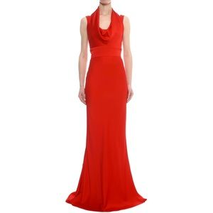 SOLD! Alexander McQueen Draped Neck Gown